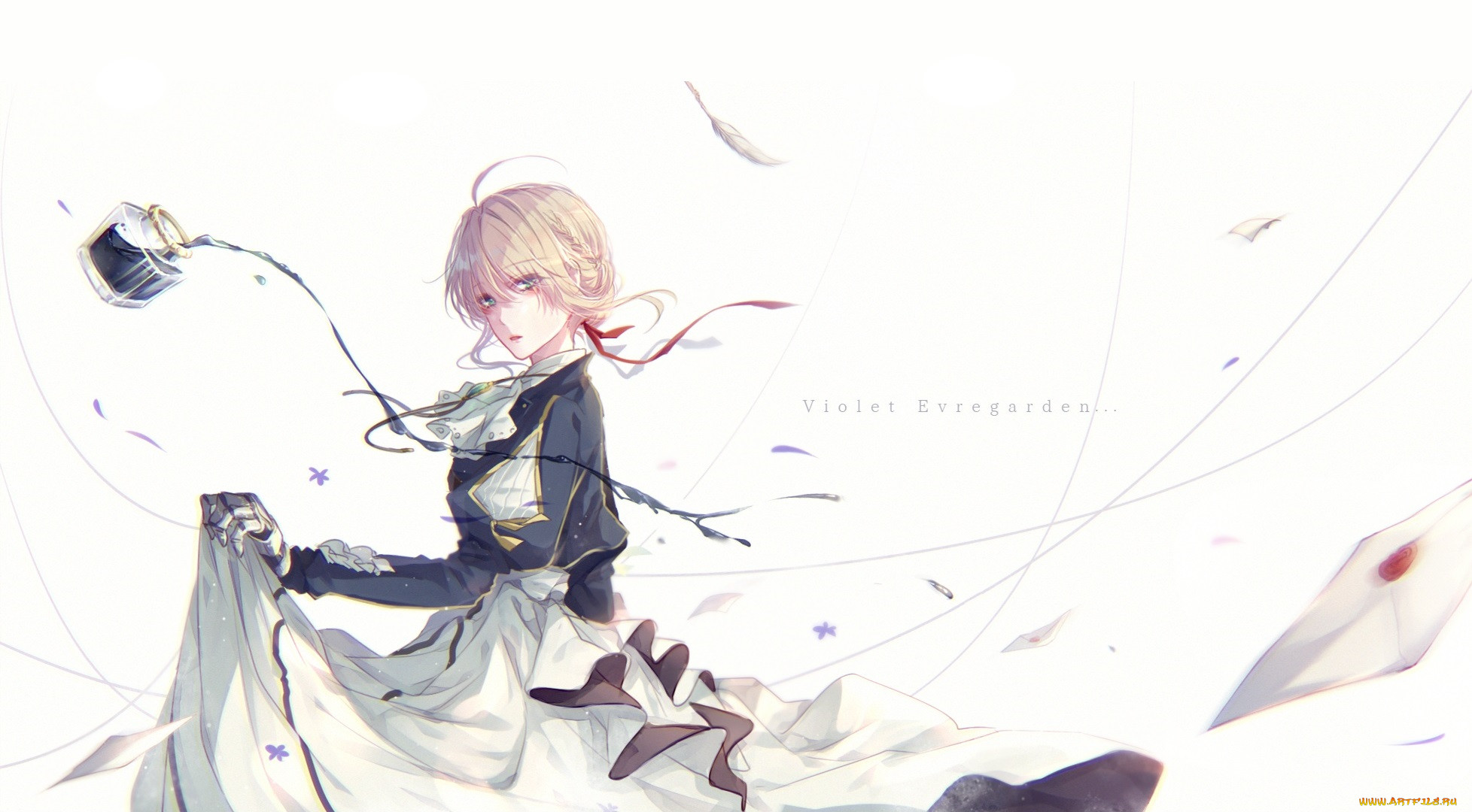 Обои Аниме Violet Evergarden, обои для рабочего стола, фотографии аниме,  violet evergarden, девушка Обои для рабочего стола, скачать обои картинки  заставки на рабочий стол.